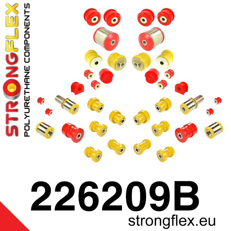 STRONGFLEX|226209B: Aufhängungssatz Audi A6/S6 RS6 C5 97-04 97-05 Quattro Allroad Volkswagen Passat V B5 4Motion