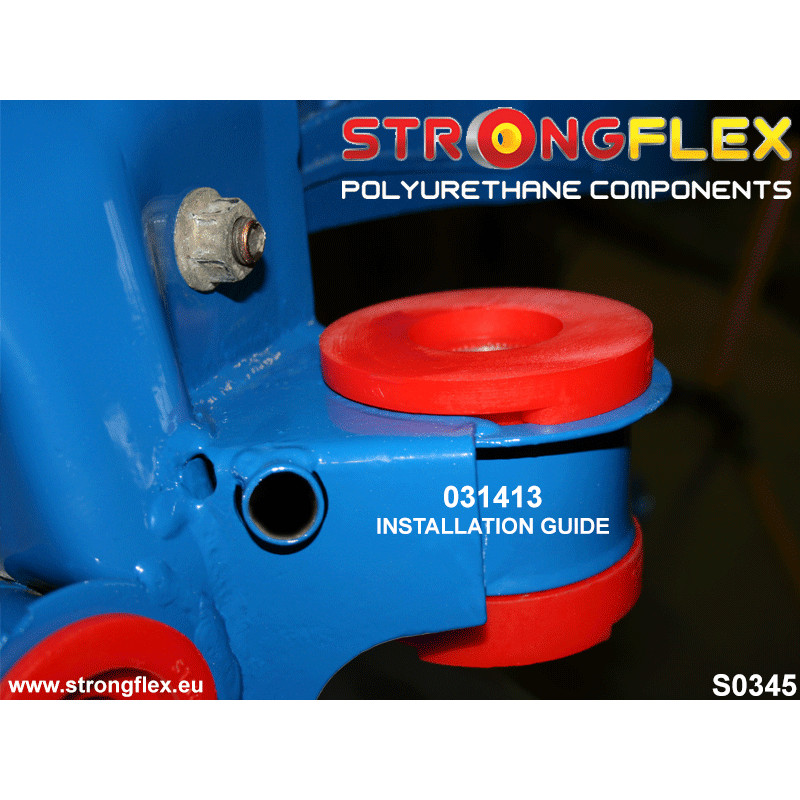 STRONGFLEX|031413A: Tuleja tylnego wózka przednia SPORT BMW Seria 3 IV 98-07 E46 97-06 rwd 00-06 M3 xi/xd 00-04