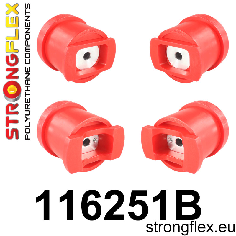 STRONGFLEX|116251B: Zestaw tulei przedniego wózka Mercedes Klasa S W140 91-98 CL C140