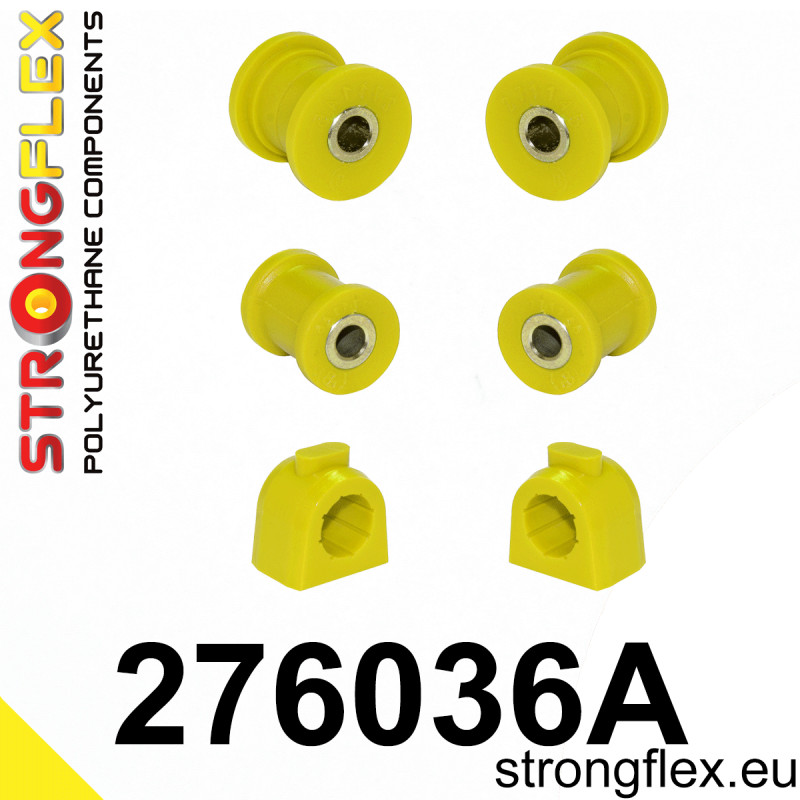 276036A - Zestaw poliuretanowy przedniego drążka stabilizatora SPORT - Poliuretan strongflex.eu