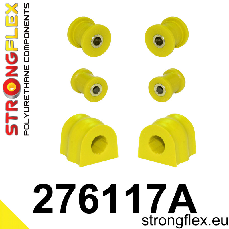 STRONGFLEX|276117A: Buchsensatz Stabilisator und Koppelstange vorne SPORT Saab 9-2X 04-06 Subaru Forester I 97-02