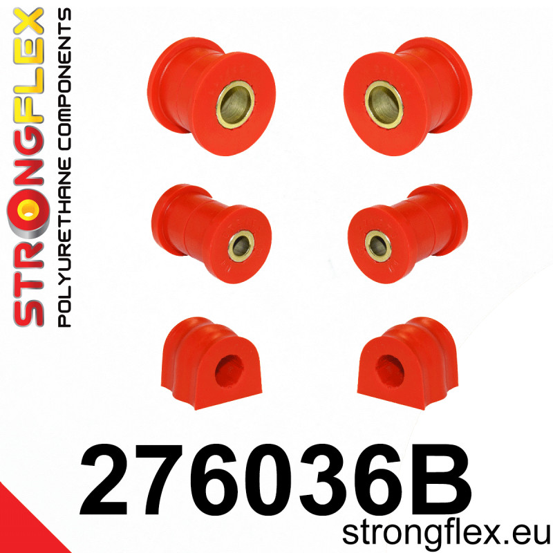 STRONGFLEX|276036B: Front anti roll bar bush kit Subaru Impreza I 92-00 GM GC GF Legacy/Outback Legacy 89-94 BJ BC