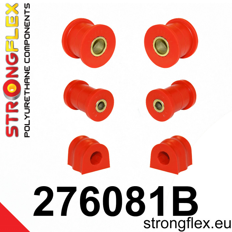 STRONGFLEX|276081B: Zestaw poliuretanowy przedniego zawieszenia Saab 9-2X 04-06 Subaru Impreza II 00-07 GD GG