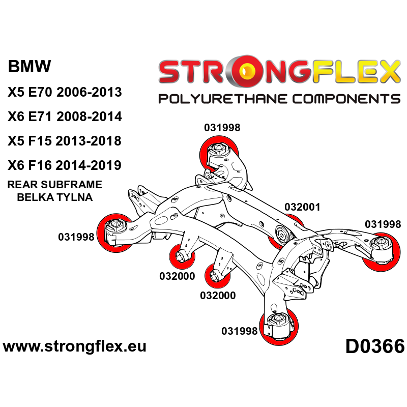 031997B: Rear subframe bush