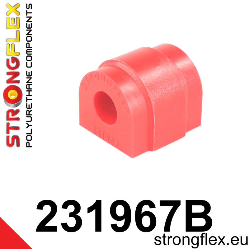 STRONGFLEX|231967B: Rear anti roll bar bush Volvo S80 I 98-06 V70 XC/XC70 01- -07 S60 00-10 FWD AWD II