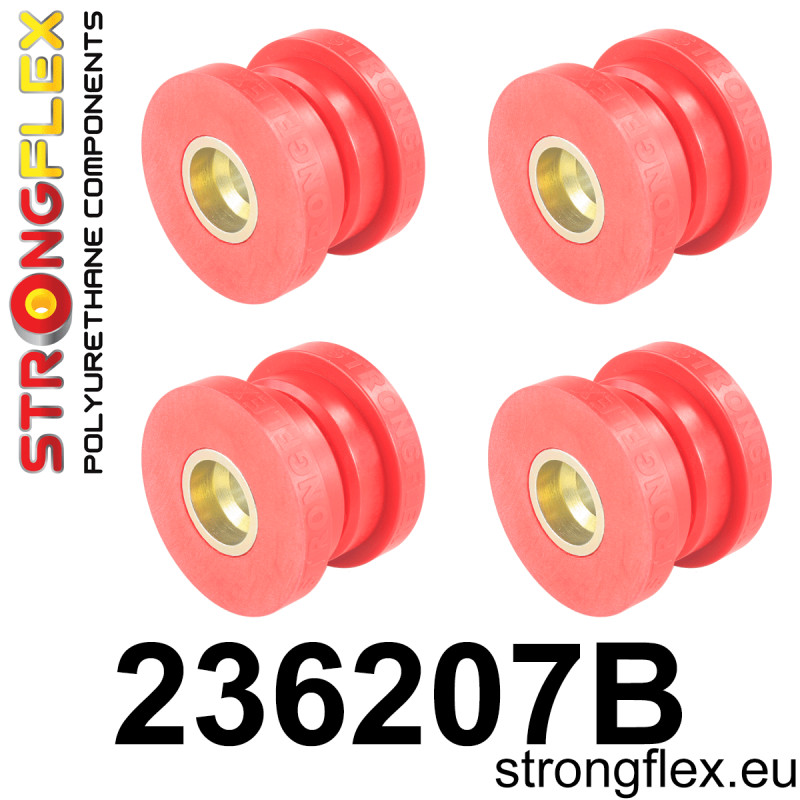 STRONGFLEX|236207B: Rear subframe bush kit Volvo S80 I 98-06 V70 XC/XC70 01- -07 S60 00-10 FWD AWD II