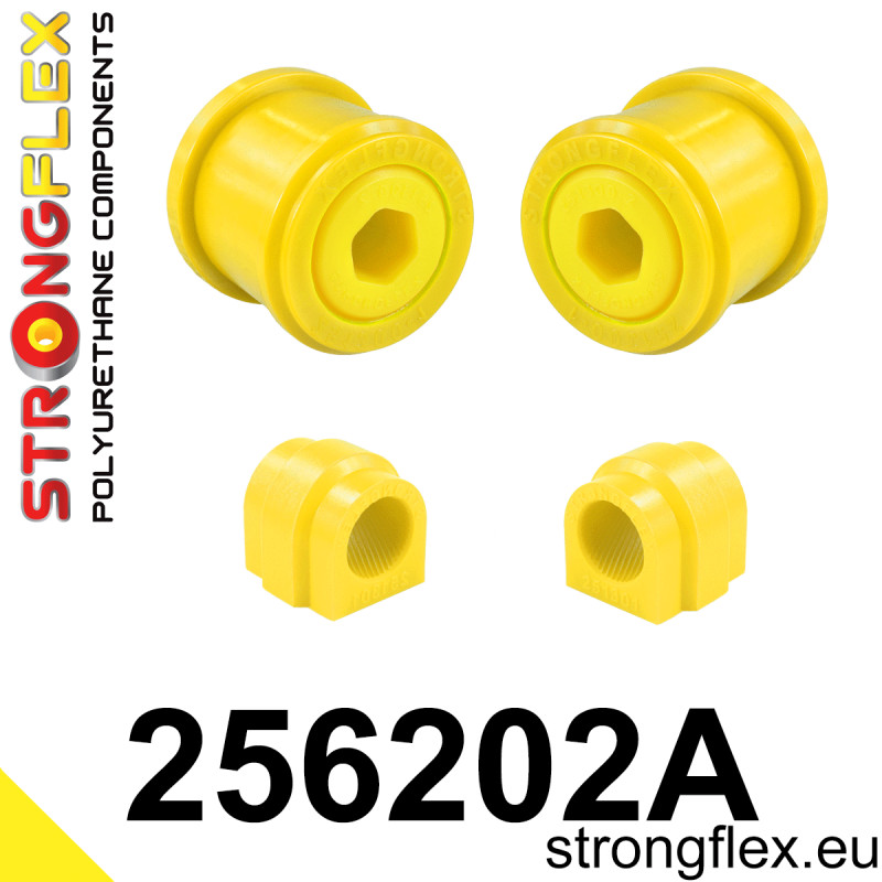 STRONGFLEX|256202A: Vorderachsbuchsen Satz SPORT Mini R50/R52/R53