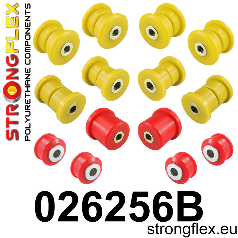 STRONGFLEX|026256B: Front suspension bush kit Audi Q7/SQ7 4L 05-15 Volkswagen Touareg I 02-10 Porsche