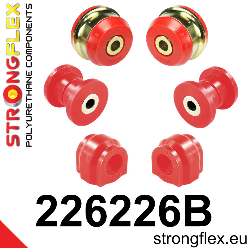 STRONGFLEX|226226B: Front suspension bush kit Audi A3/S3 RS3 III 13-21 8V FWD 15-21 Quattro Volkswagen Touran II 15-