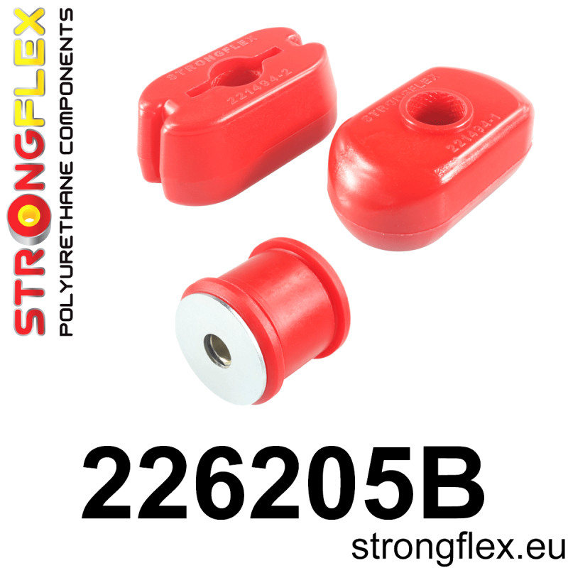 STRONGFLEX|226205B: Gearbox mount bush kit Audi A3/S3 RS3 I 96-03 8L FWD 99-03 Quattro TT TTS TTRS 8N 99-06 Seat