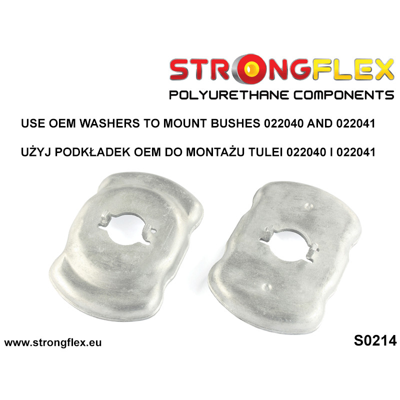 STRONGFLEX|022040B: Hintere Achsträger- vordere Buchse Audi A6/S6 RS6 C7 11-18 FWD Quattro A7 S7 RS7 10-17 12-17