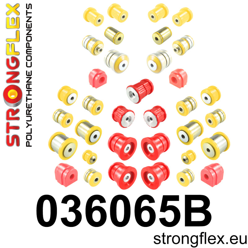 STRONGFLEX|036065B: Full suspension polyurethane bush kit BMW Seria 5 VI 09-17 F10/F11 F07 10-17 Touring