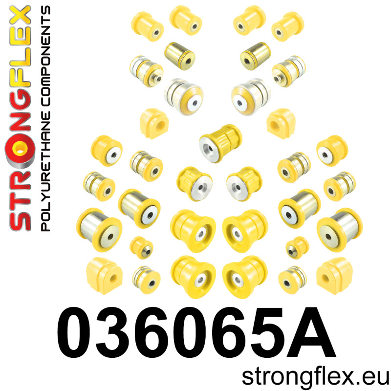 STRONGFLEX|036065A: Full suspension polyurethane bush kit SPORT BMW Seria 5 VI 09-17 F10/F11 F07 10-17 Touring