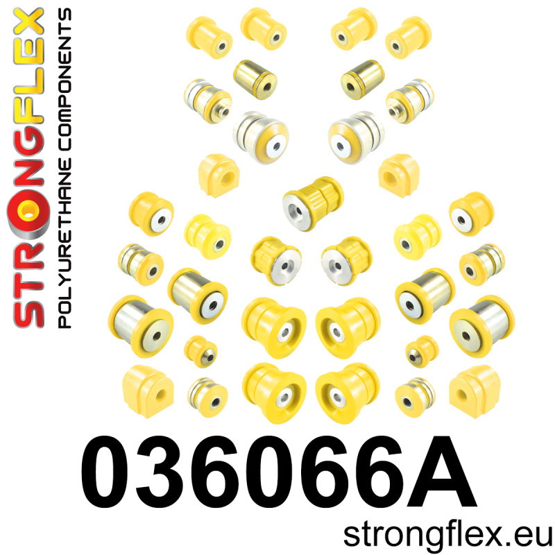 STRONGFLEX|036066A: Full suspension polyurethane bush kit SPORT BMW Seria 5 VI 09-17 F10/F11 F07 10-17 Sedan xDrive