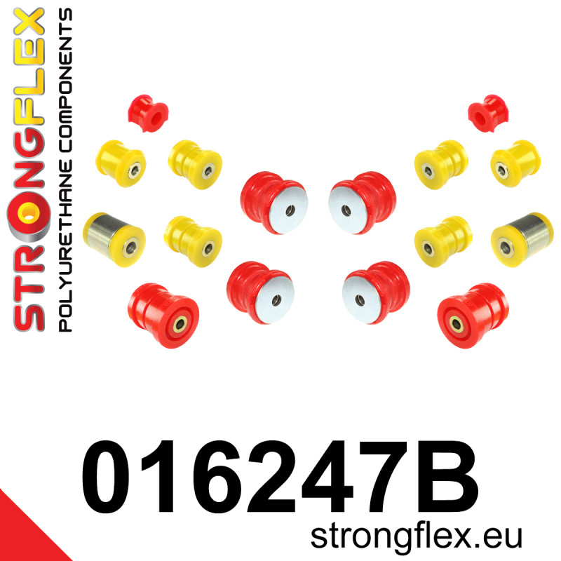 STRONGFLEX|016247B: Hinterachsbuchsen Satz Alfa Romeo 159 05-11 type 939 Brera 05-10