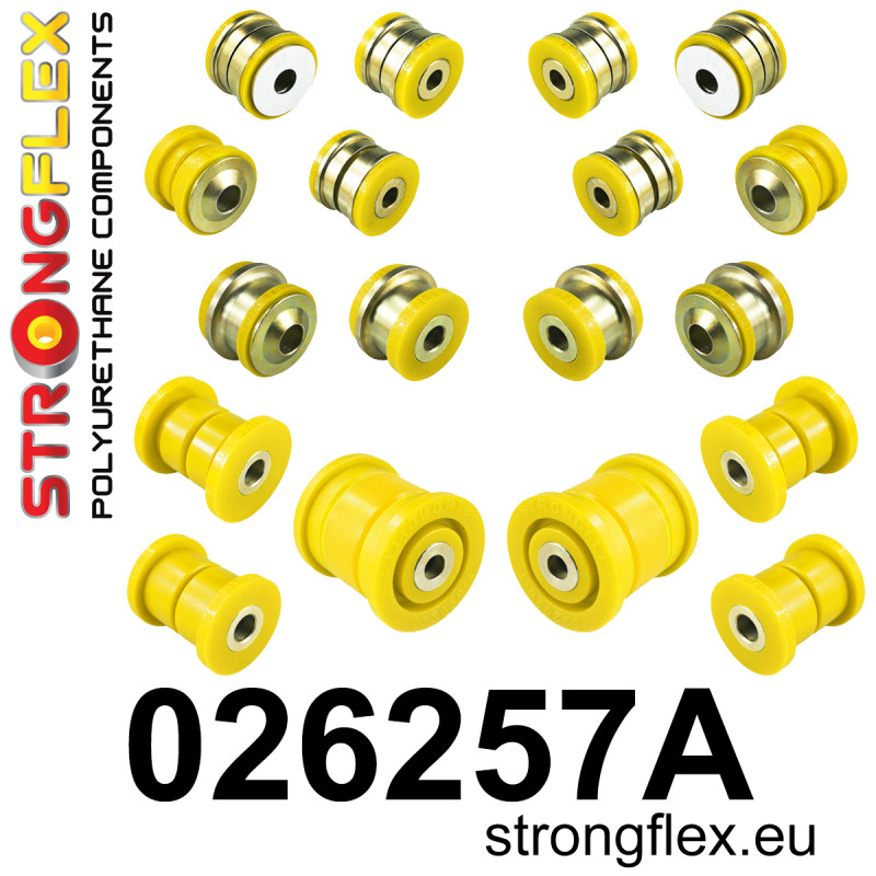 STRONGFLEX|026257A: Hinterachsbuchsen Satz SPORT Audi Q7/SQ7 4L 05-15 Volkswagen Touareg I 02-10 Porsche Cayenne II