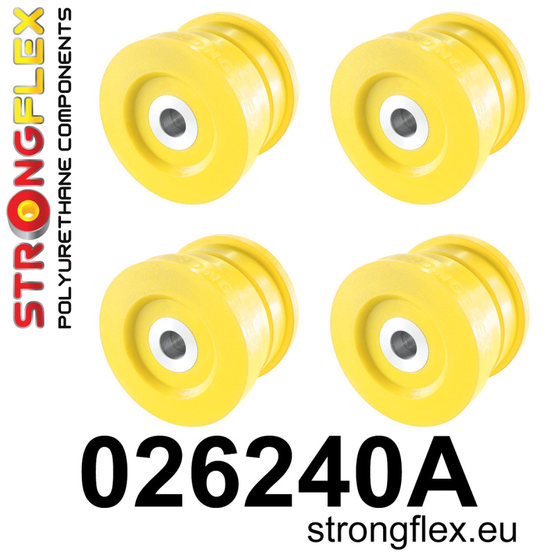 STRONGFLEX|026240A: Rear subframe bush kit SPORT Audi A8/S8 D2 94-02 FWD