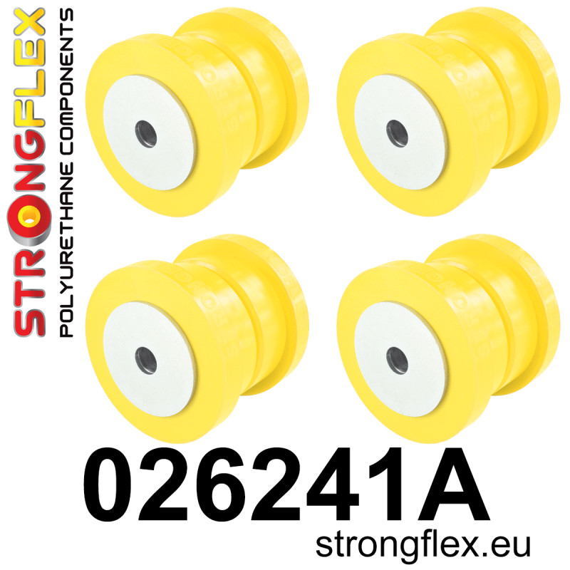 STRONGFLEX|026241A: Zestaw tulei przedniego wózka SPORT Audi A8/S8 D2 94-02 FWD