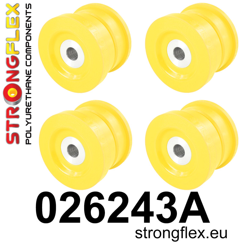 STRONGFLEX|026243A: Rear subframe bush kit SPORT Audi A8/S8 D3 02-09 FWD Quattro Volkswagen Phaeton I 02-16