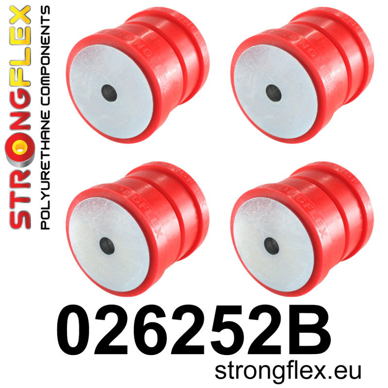 STRONGFLEX|026252B: Hinterachsträger - buchsensatz Audi A4/S4 RS4 IV 07-15 B8 FWD Quattro Allroad A5 S5 RS5 8T