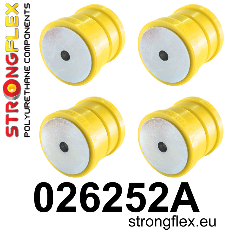 STRONGFLEX|026252A: Hinterachsträger - buchsensatz SPORT Audi A4/S4 RS4 IV 07-15 B8 FWD Quattro Allroad A5 S5 RS5