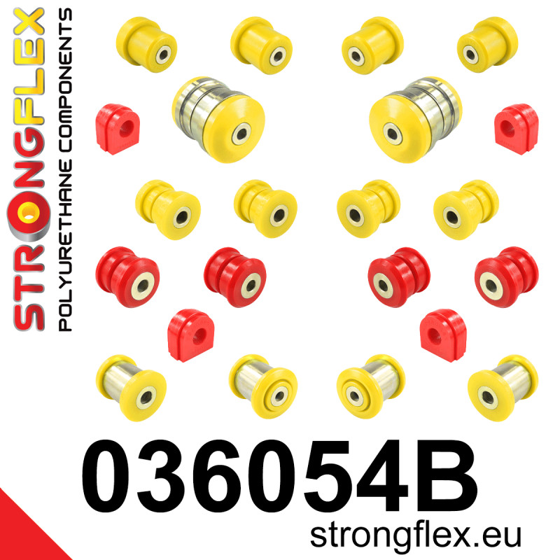 STRONGFLEX|036054B: Fahrwerk Buchsen-Kit BMW X6 I 07-14 E71/E72 X5 II 06-13