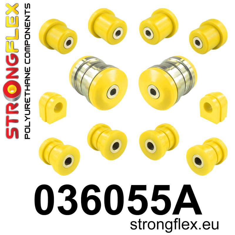 STRONGFLEX|036055A: Zestaw zawieszenia przedniego SPORT BMW X6 I 07-14 E71/E72 X5 II 06-13