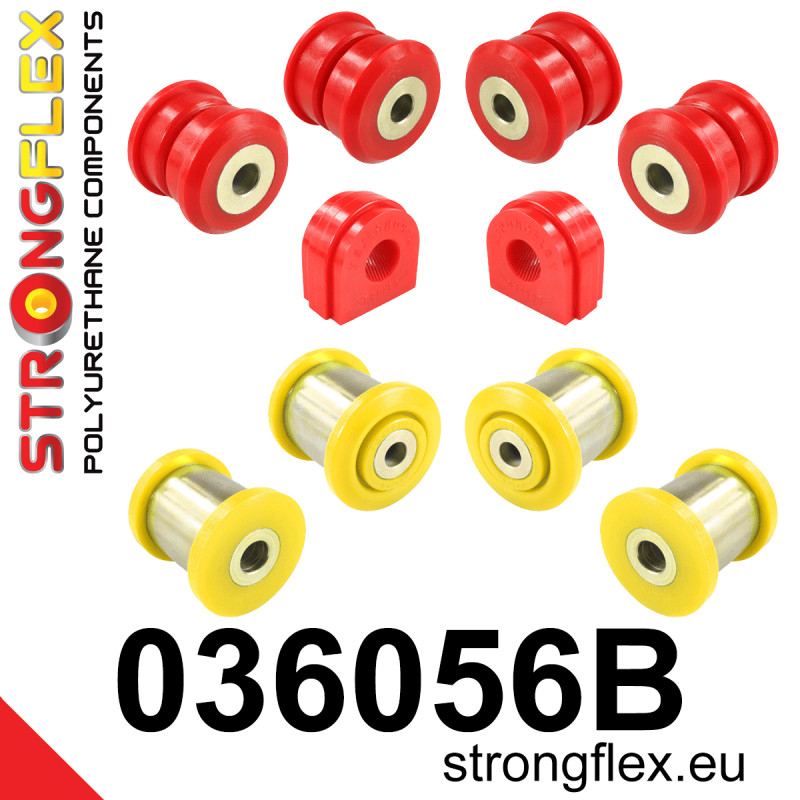 STRONGFLEX|036056B: Hinterachsbuchsen Satz BMW X6 I 07-14 E71/E72 X5 II 06-13 E70 III 13-18 F15/F85 14-19