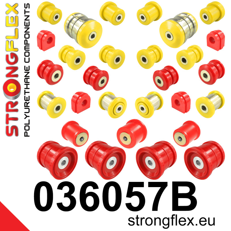 STRONGFLEX|036057B: Full suspension polyurethane bush kit BMW X6 I 07-14 E71/E72 X5 II 06-13