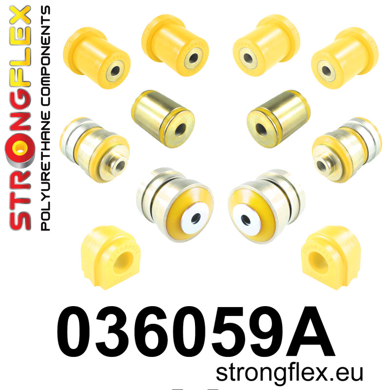 STRONGFLEX|036059A: Front suspension bush kit SPORT BMW Seria 5 VI 09-17 F10/F11 F07 10-17 Sedan xDrive Touring 6