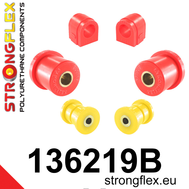 STRONGFLEX|136219B: Front suspension bush kit Opel/Vauxhall Astra J 09-15 Chevrolet Cruze I 08-16 Zafira C 11-19