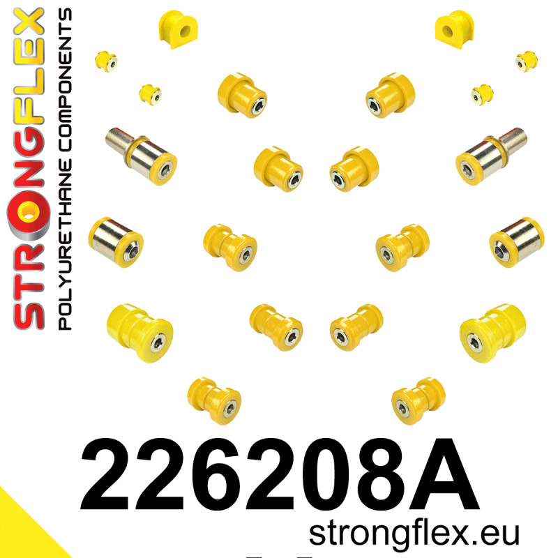 STRONGFLEX|226208A: Hinterradaufhängungssatz SPORT Audi A6/S6 RS6 C5 97-04 97-05 Quattro Allroad Volkswagen Passat