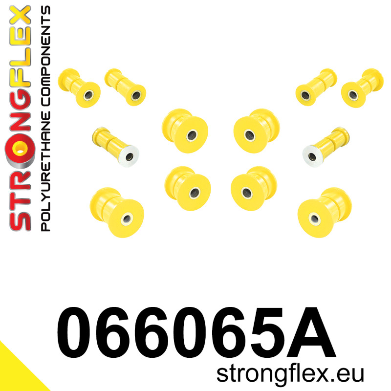 STRONGFLEX|066065A: Rear suspension bush kit SPORT Fiat 125p 1300/1500 67-91 Polonez