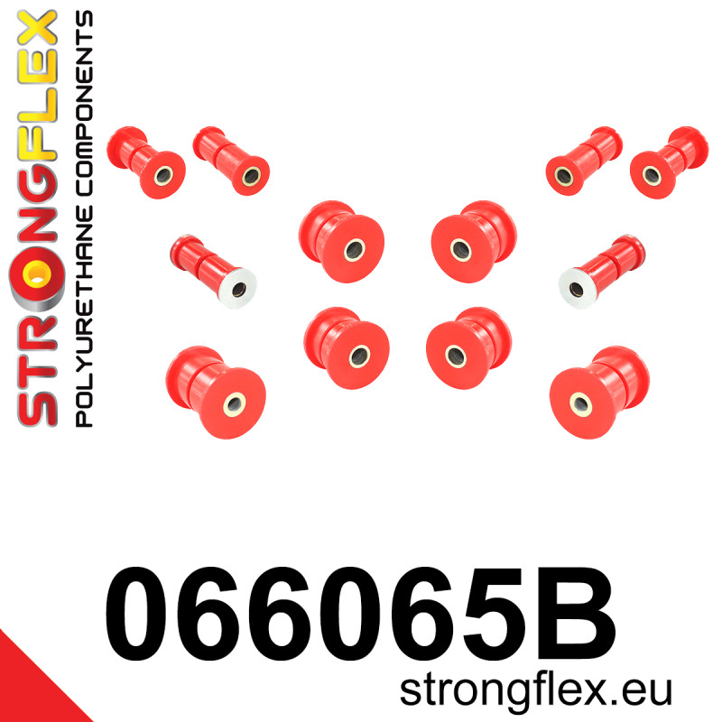 STRONGFLEX|066065B: Polyurethan Buchsensatz Hinterachse Fiat 125p 1300/1500 67-91 Polonez