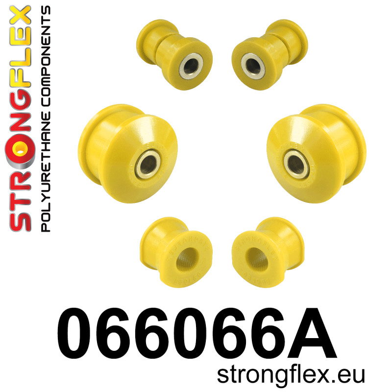 STRONGFLEX|066066A: Front suspension bush kit SPORT Fiat 500 II 07-20 Ford KA 08-16 Panda III 12-16 Lancia Y/Ypsilon