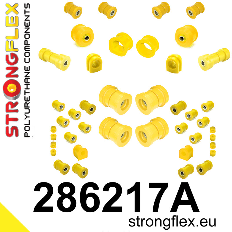 286217A - Full suspension bush kit R3 R34 SPORT - Polyurethane strongflex.eu