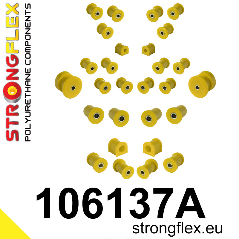 106137A - Full Suspension Polyurethane bush KIT SPORT - Polyurethane strongflex.eu
