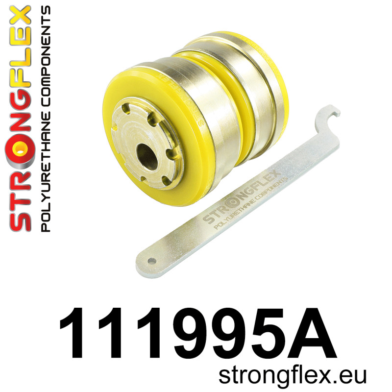 STRONGFLEX|111995A: Tuleja wahacza przedniego górnego SPORT Mercedes SLK R172 11-19 Klasa C W204 07-14 RWD E