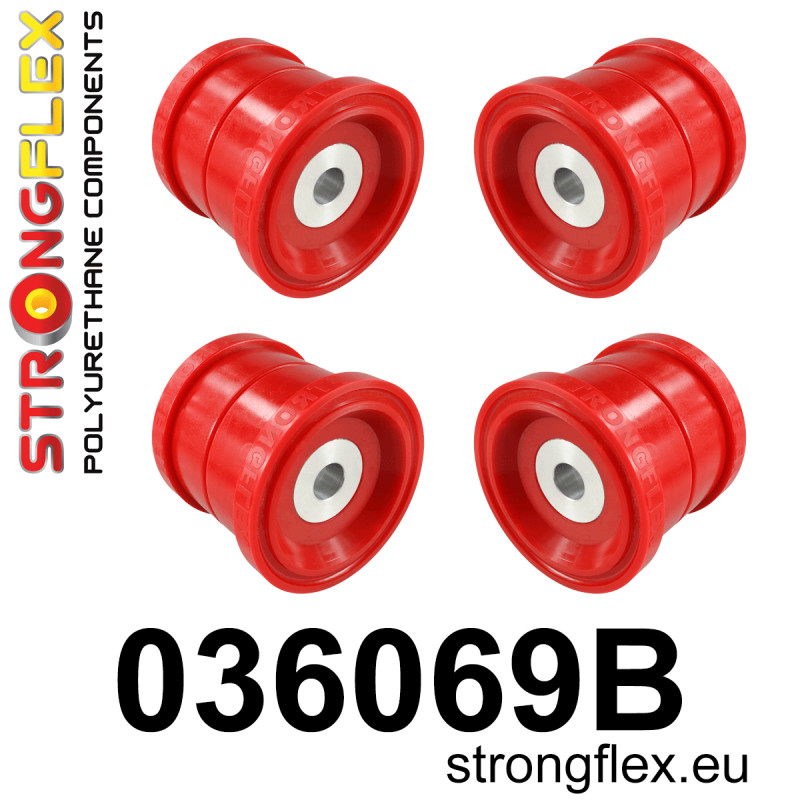 STRONGFLEX|036069B: Hinterachsträger - buchsensatz BMW X6 I 07-14 E71/E72 X5 II 06-13 E70 III 13-18 F15/F85 14-19