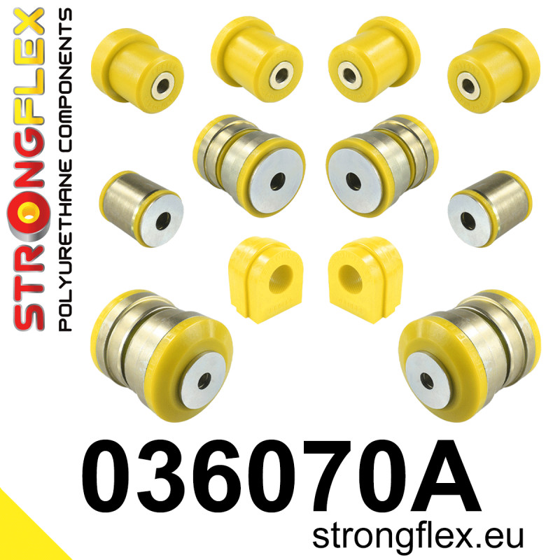 STRONGFLEX|036070A: Front suspension bush kit SPORT BMW X5 III 13-18 F15/F85 X6 II 14-19