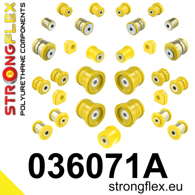 STRONGFLEX|036071A: Full suspension polyurethane bush kit SPORT BMW X5 III 13-18 F15/F85 X6 II 14-19