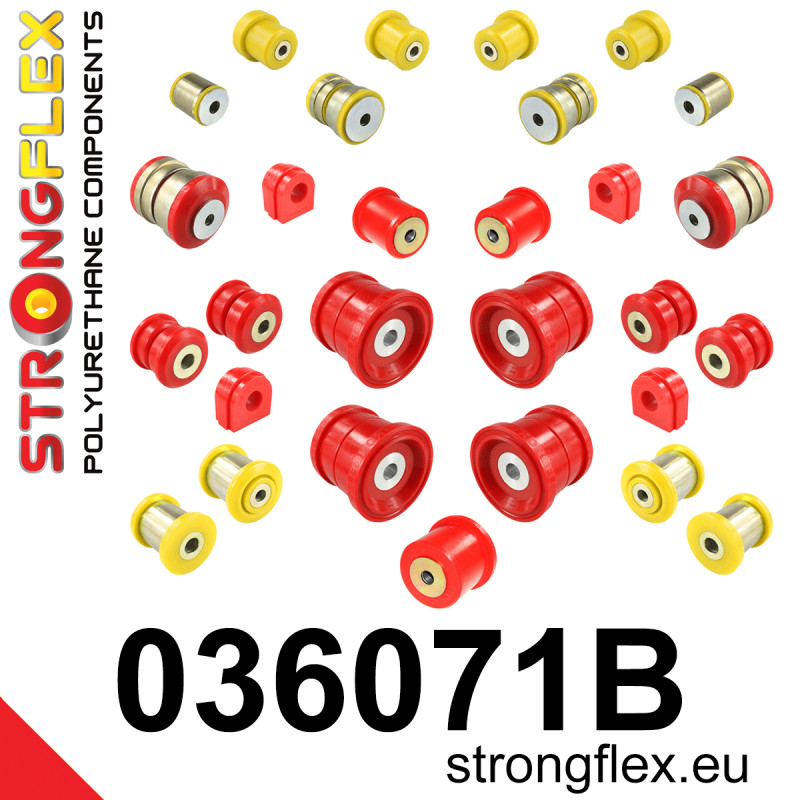 STRONGFLEX|036071B: Full suspension polyurethane bush kit BMW X5 III 13-18 F15/F85 X6 II 14-19