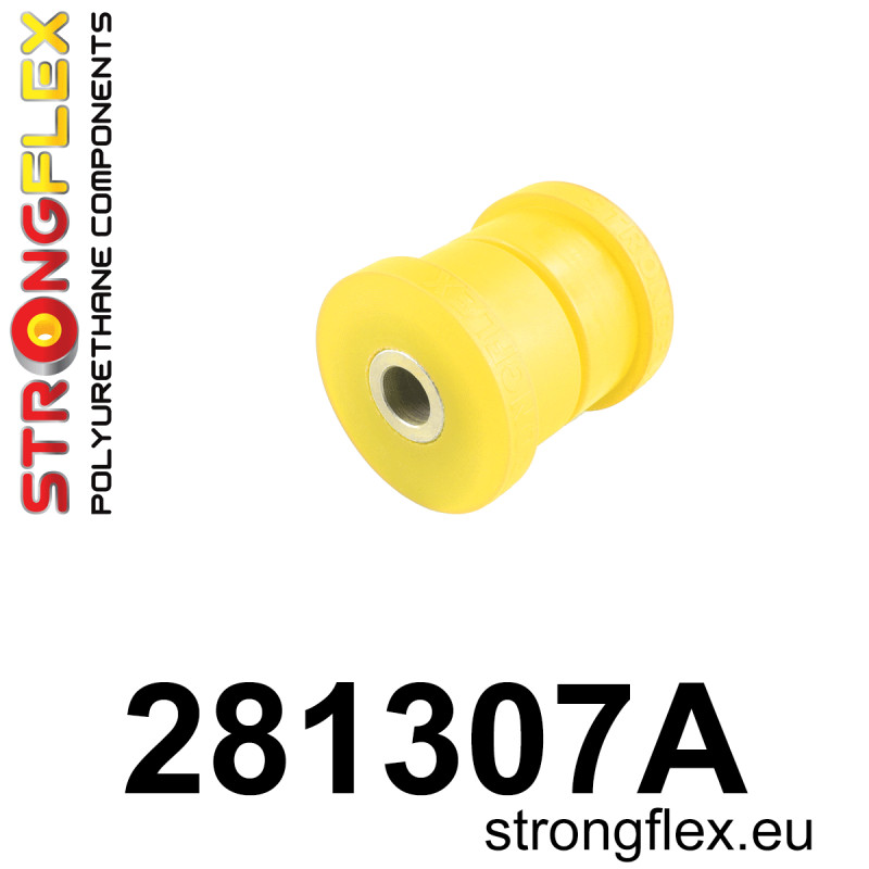 STRONGFLEX|281307A: Hinterachse unterer Längslenker vordere Buchse SPORT Nissan 100NX 90-94 B13 Primera I 90-96