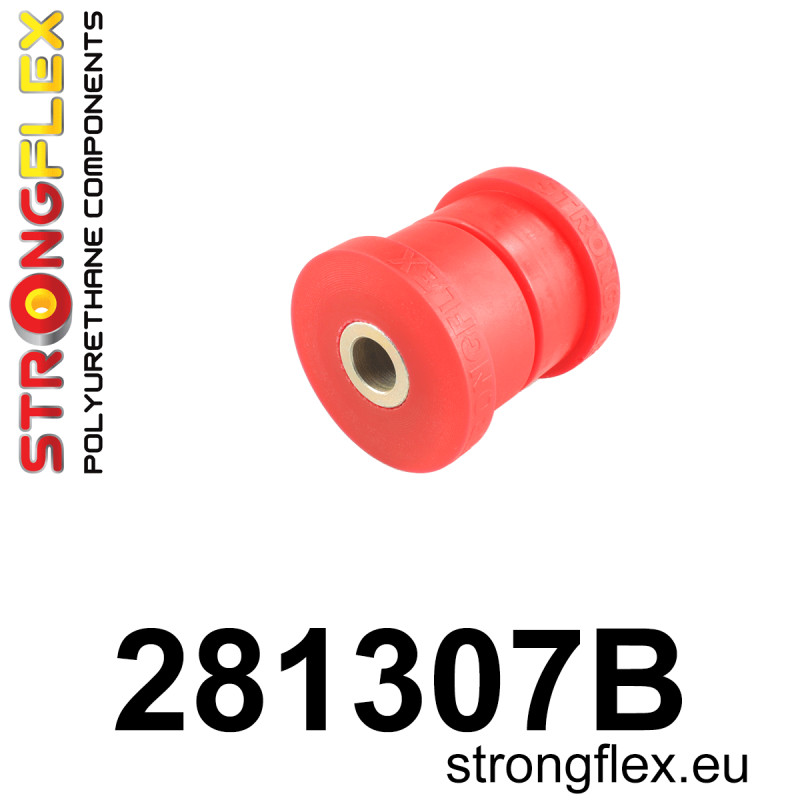 STRONGFLEX|281307B: Hinterachse unterer Längslenker vordere Buchse Nissan 100NX 90-94 B13 Primera I 90-96 P10/WP11