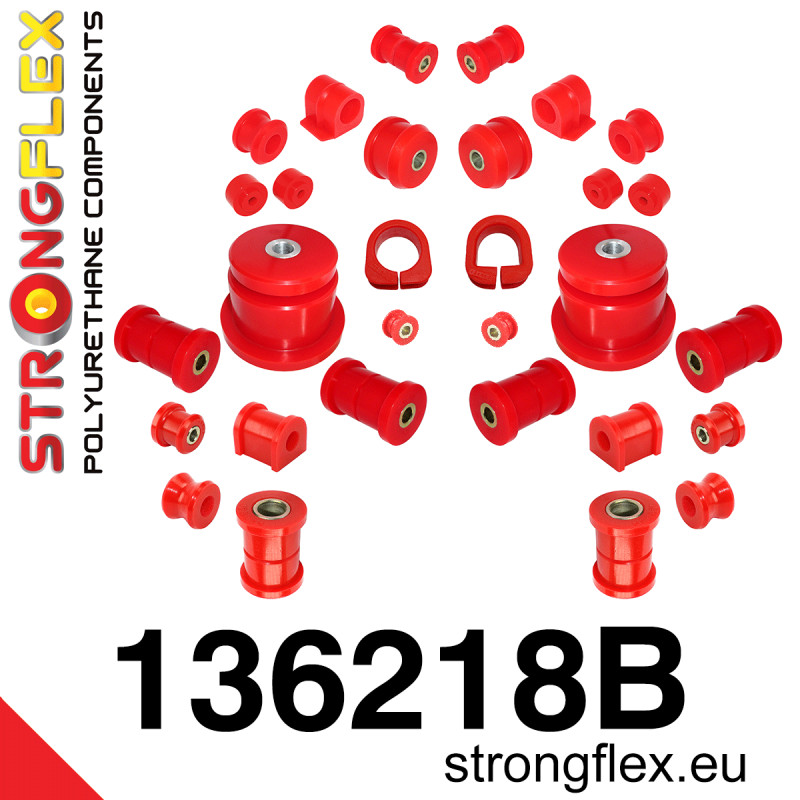 136218B: Full suspension bush kit - Polyurethane strongflex.eu