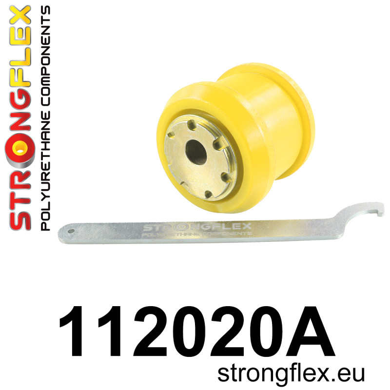 STRONGFLEX|112020A: Tuleja przedniego zawieszenia - przednia SPORT Mercedes CL C215 98-06 Klasa S W220 98-05