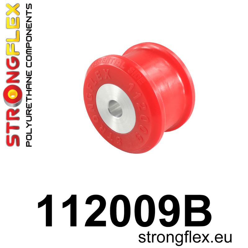 STRONGFLEX|112009B: Hinteres Differential - hintere Buchse Mercedes GLK 08-15 X204 Klasse C W204 07-14 RWD 4MATIC E