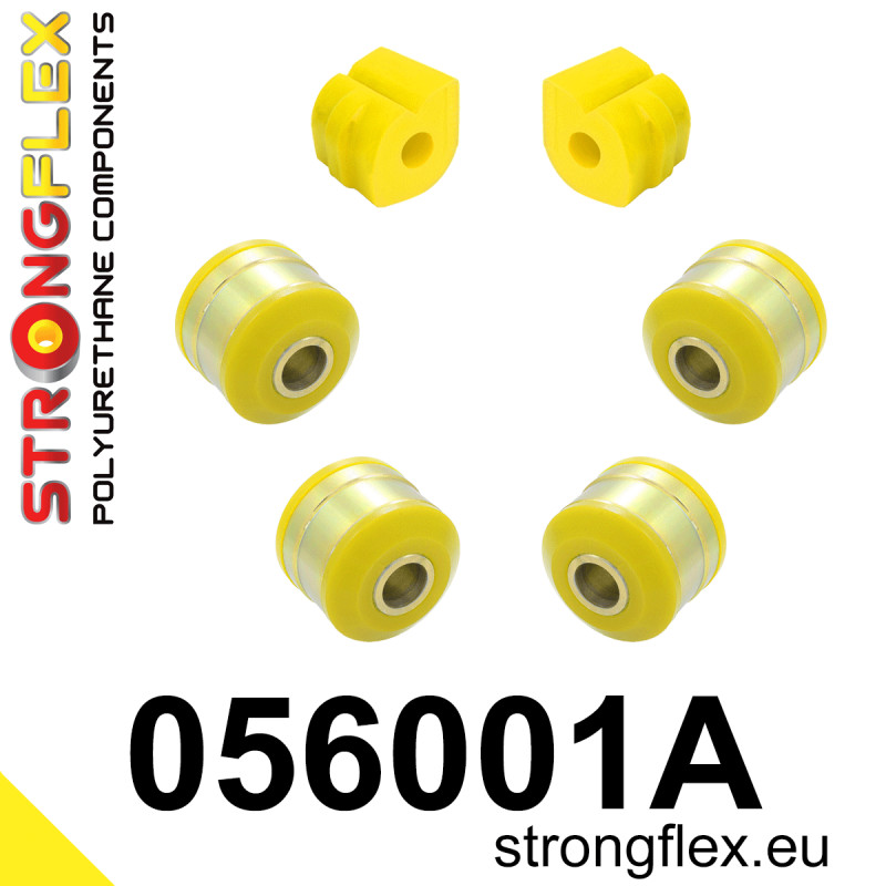 STRONGFLEX|056001A: Front suspension bush kit SPORT Citroën C2 03-09 C3 I 02-12 FC/FN Peugeot 1007