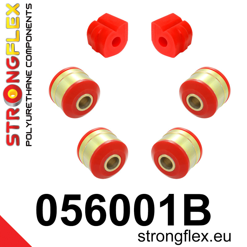 STRONGFLEX|056001B: Front suspension bush kit Citroën C2 03-09 C3 I 02-12 FC/FN Peugeot 1007