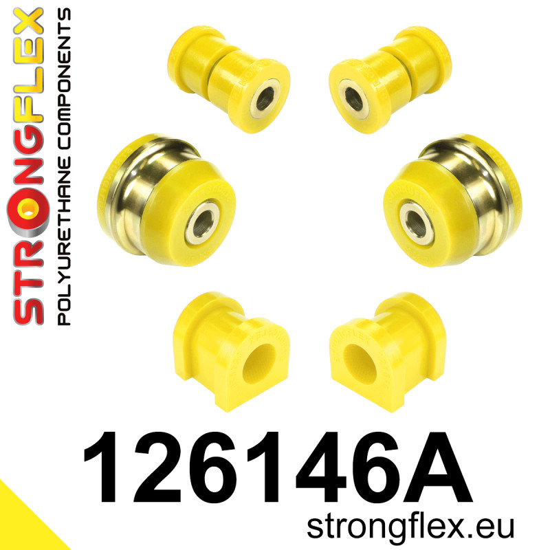 STRONGFLEX|126146A: Front suspension bush kit SPORT Citroën C-Crosser 07-12 C4 Aircross 12-17 Mitsubishi ASX I